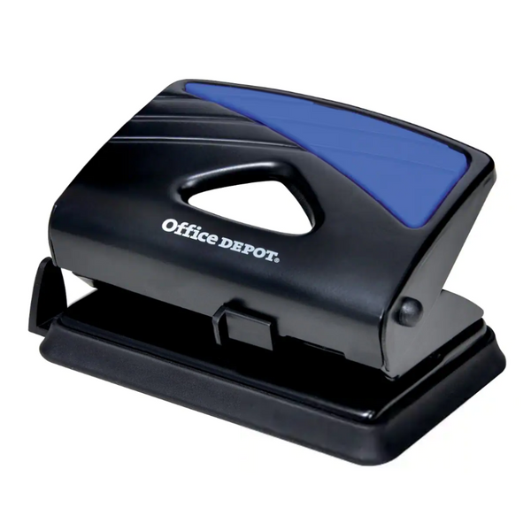 Office Depot 2 Hole Punch 91W0 Black, Blue 20 Sheets –  BusinessSupportServices